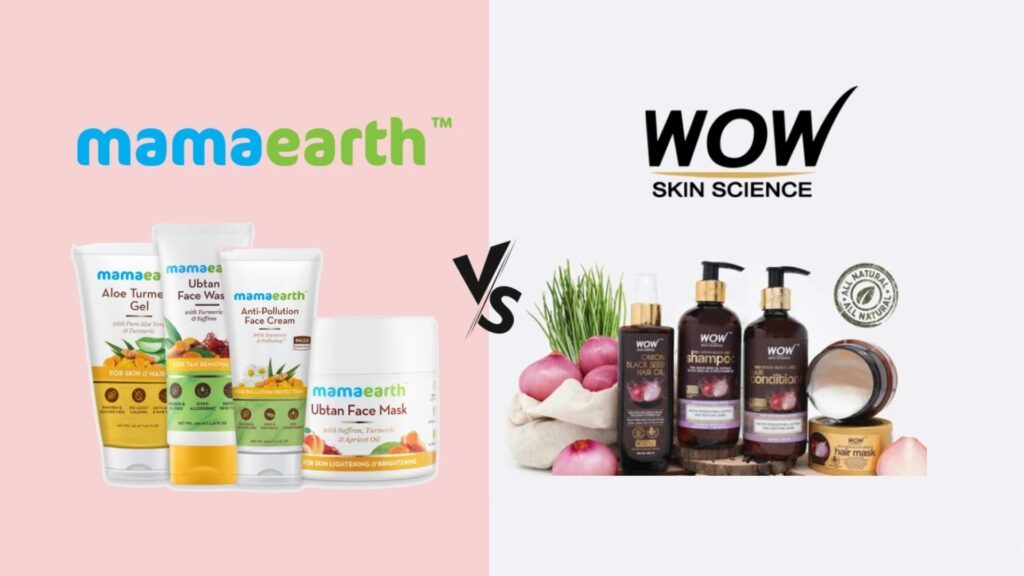 Mamaearth vs WOW skin science - TSF